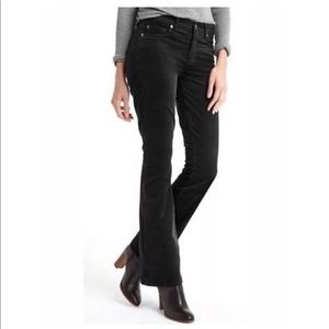 NEW GAP black perfect boot stretch corduroys!